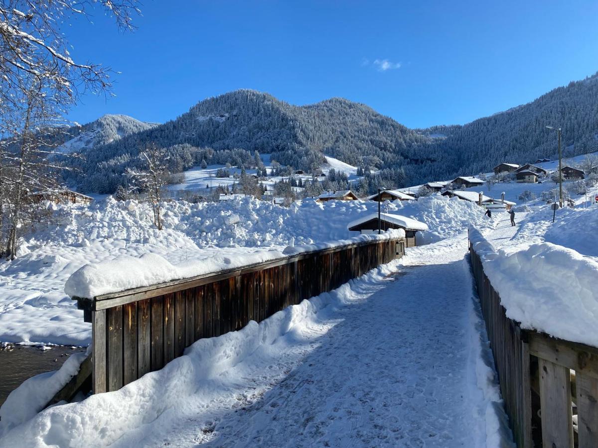 Chaleureux appartement rénové ambiance chalet Praz-sur-Arly Esterno foto