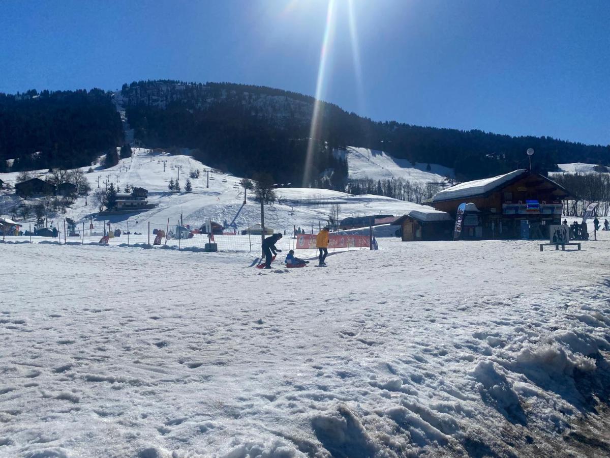 Chaleureux appartement rénové ambiance chalet Praz-sur-Arly Esterno foto